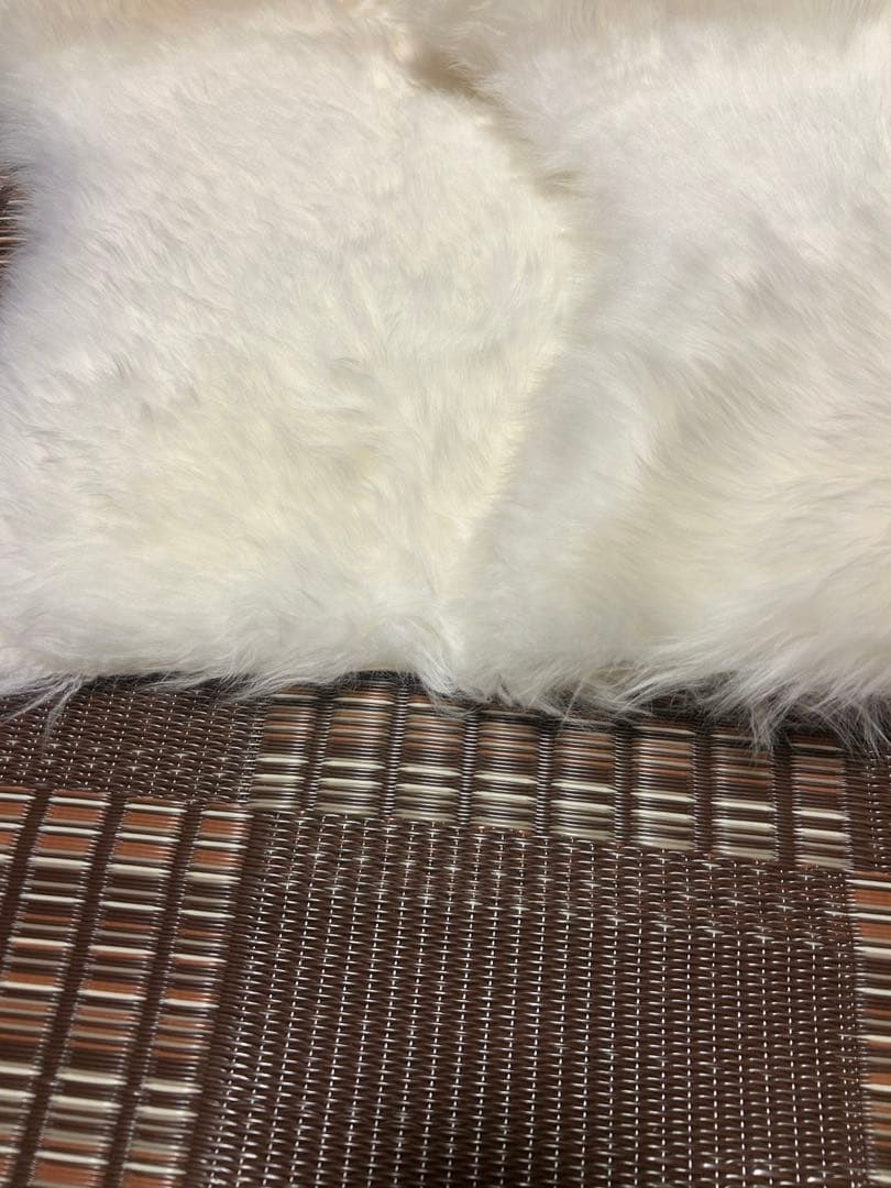 のりちゃん用　ムートン1.５匹　３枚　ホワイト