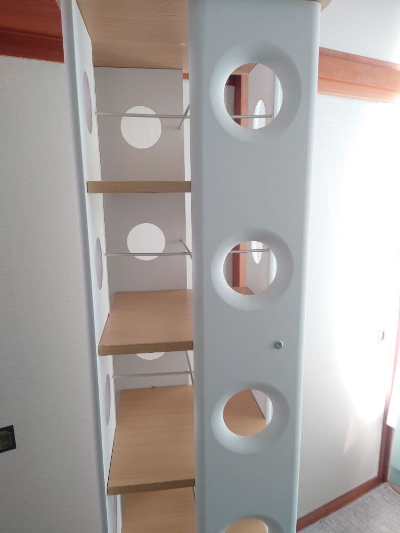 回転式の本棚　回転コミックラック7段タイプ