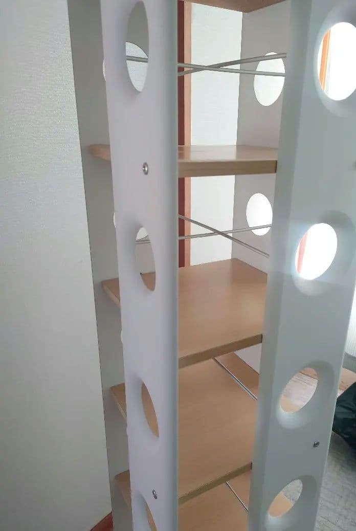 回転式の本棚　回転コミックラック7段タイプ