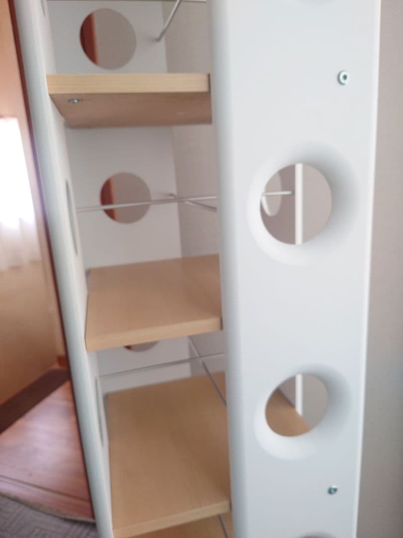 回転式の本棚　回転コミックラック7段タイプ