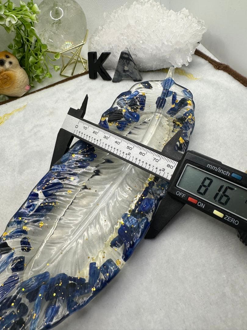 カイヤナイト羽のお皿♡♡フェザー♡No.253