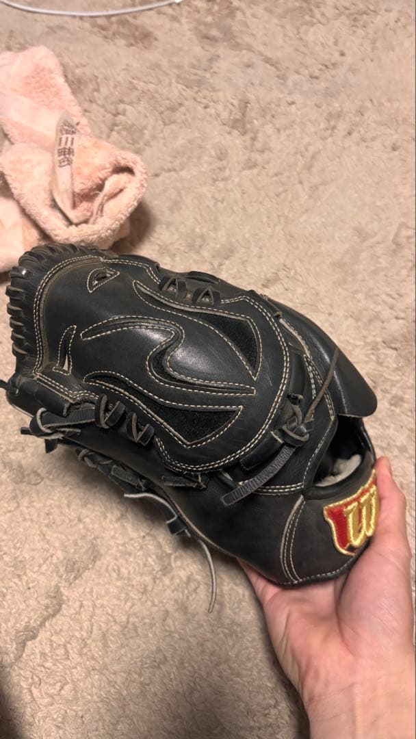 Wilson 硬式グローブ 黒　左投手用