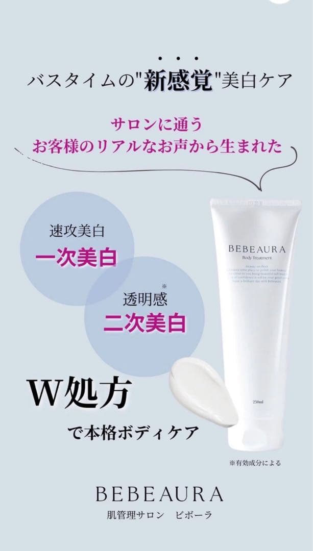 【美白&透明感】ビボーラボディトリートメント 250ml