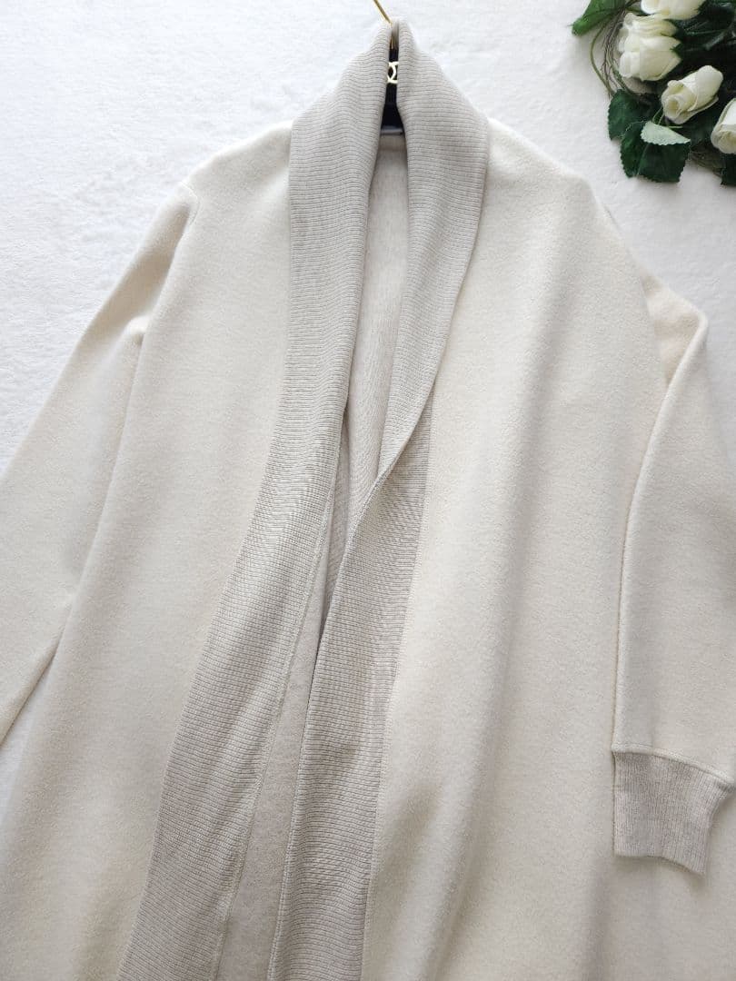 美品 RALPH LAUREN 高級ニットコート 人気グラデーション丈