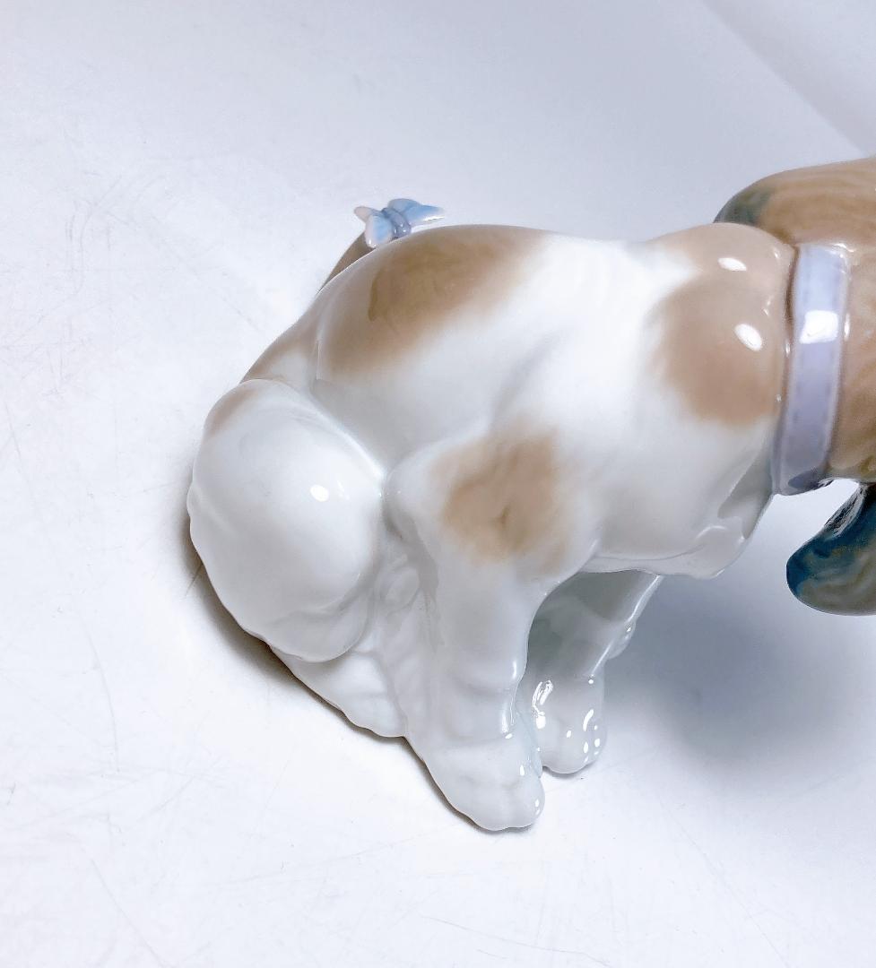 リヤドロ LLADRO マイフレンド 犬・蝶　|1842|☆