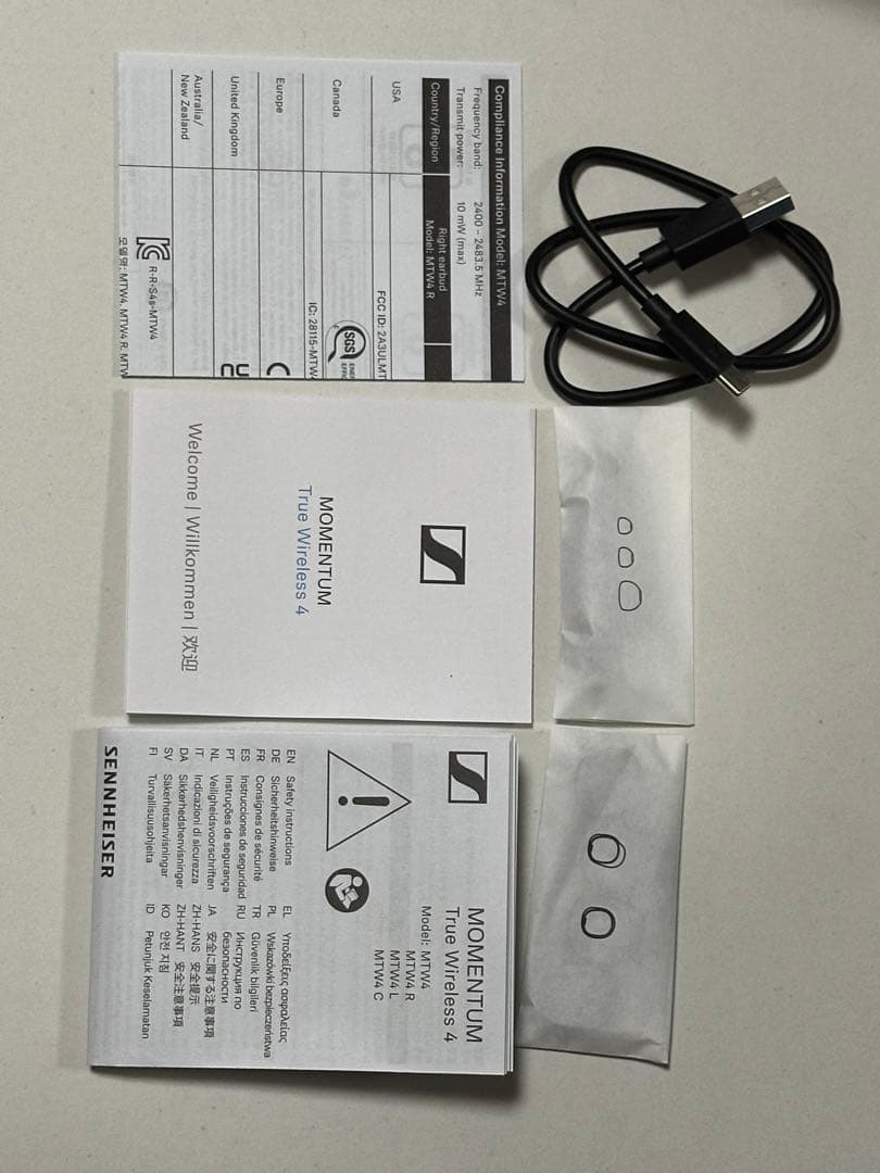 イヤホン Sennheiser MomentumTrueWireless 4+BTD600