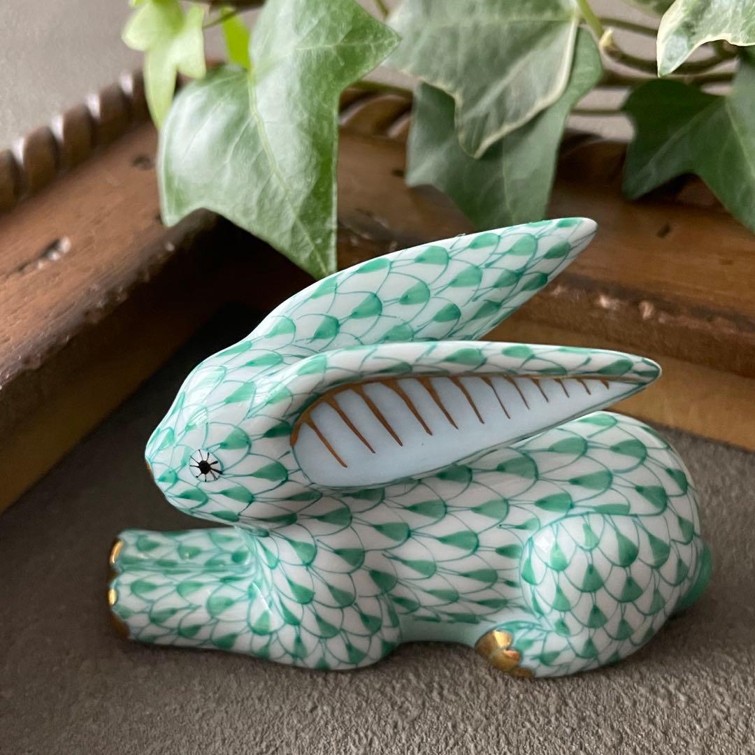 HEREND ゾディアック　十二支フィギュリン　グリーン　2011年