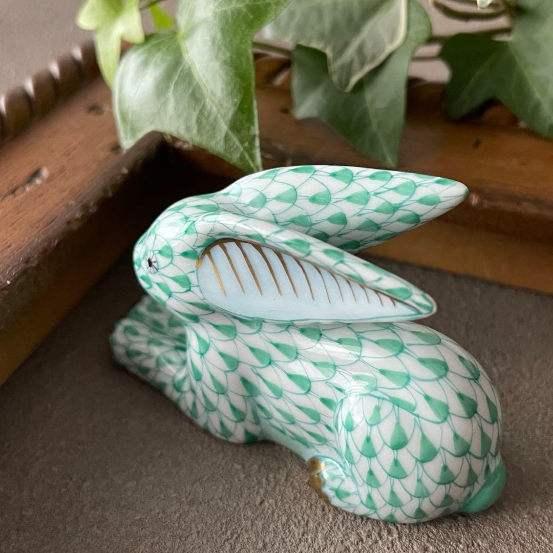 HEREND ゾディアック　十二支フィギュリン　グリーン　2011年