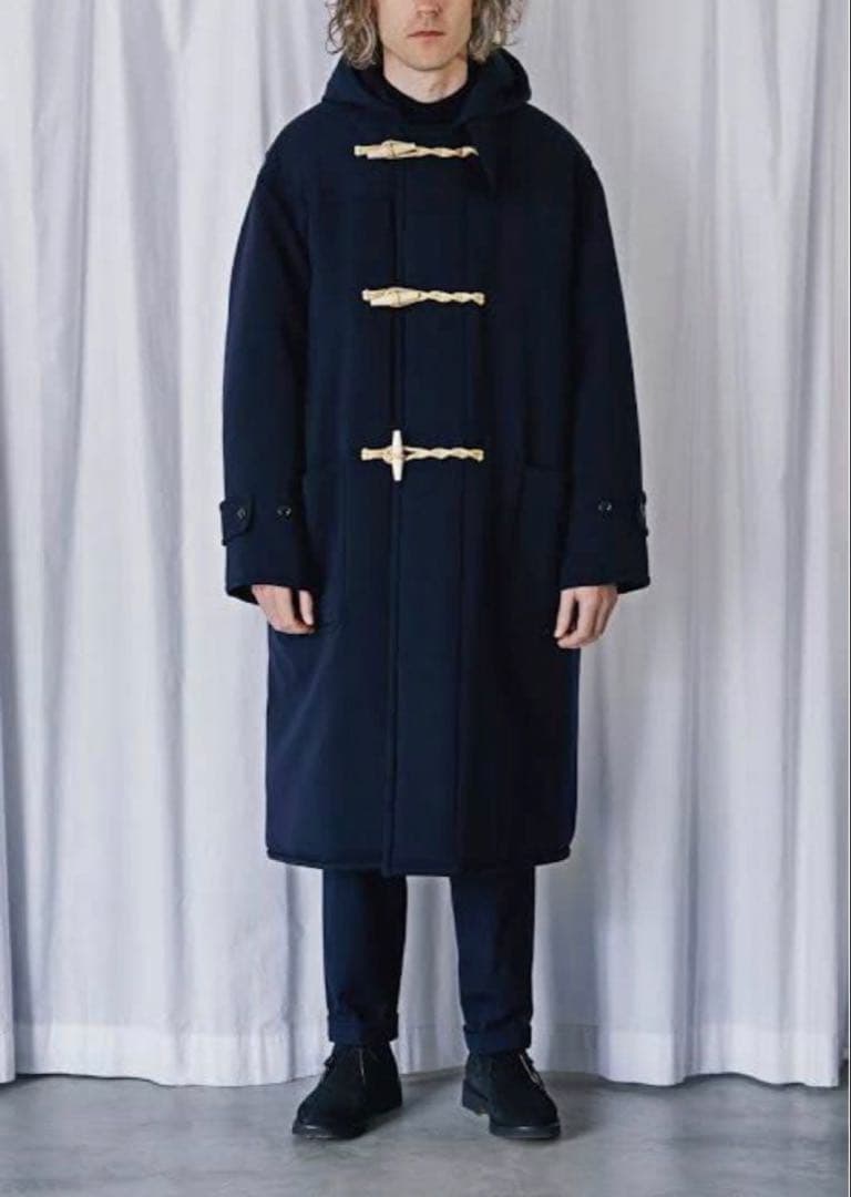 【価格見直しました】COMOLI コモリ ウール中綿ダッフルコート size1