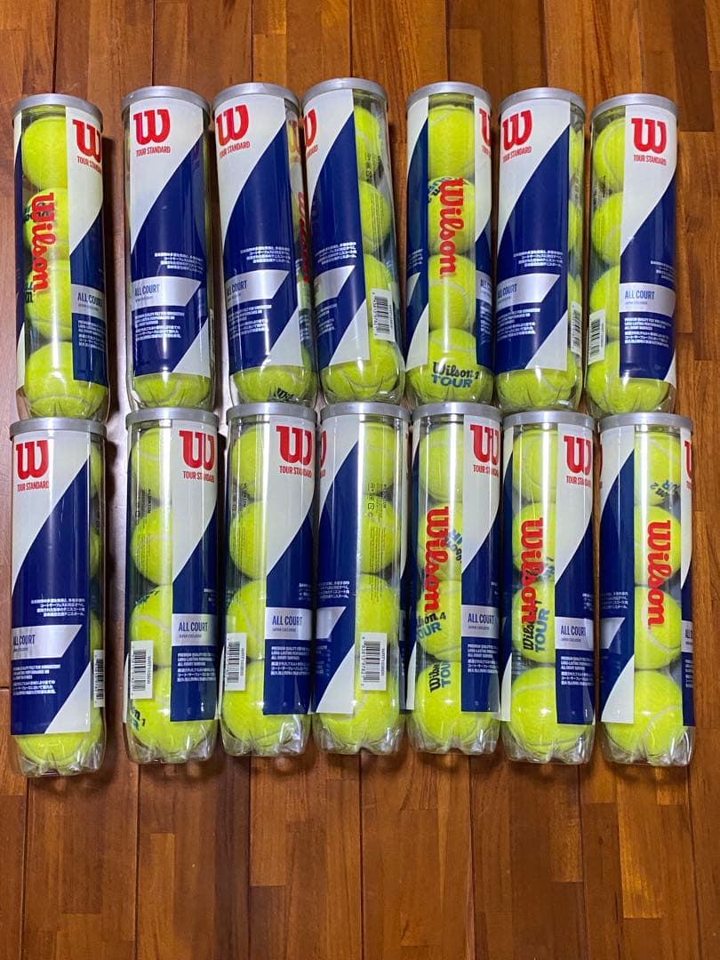 新品未開封Wilson 硬式テニスボール 4球入りんx14缶　日本限定仕様