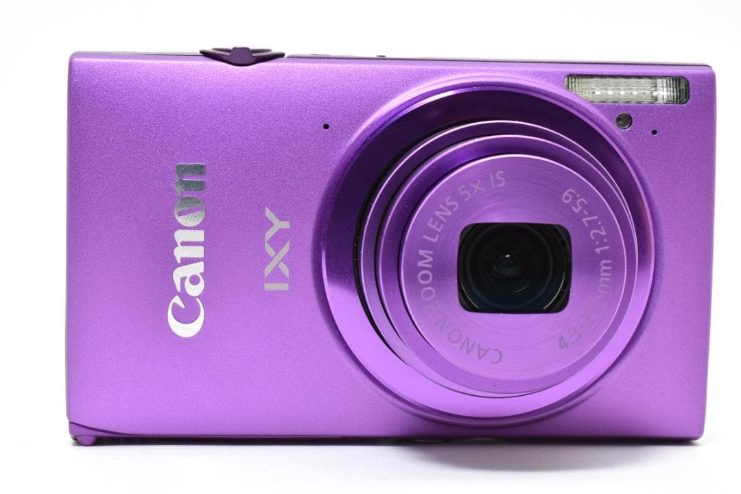 美品 キヤノン IXY 430F コンパクトデジタルカメラ パープル Canon