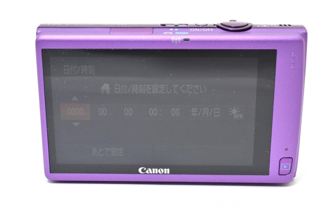 美品 キヤノン IXY 430F コンパクトデジタルカメラ パープル Canon