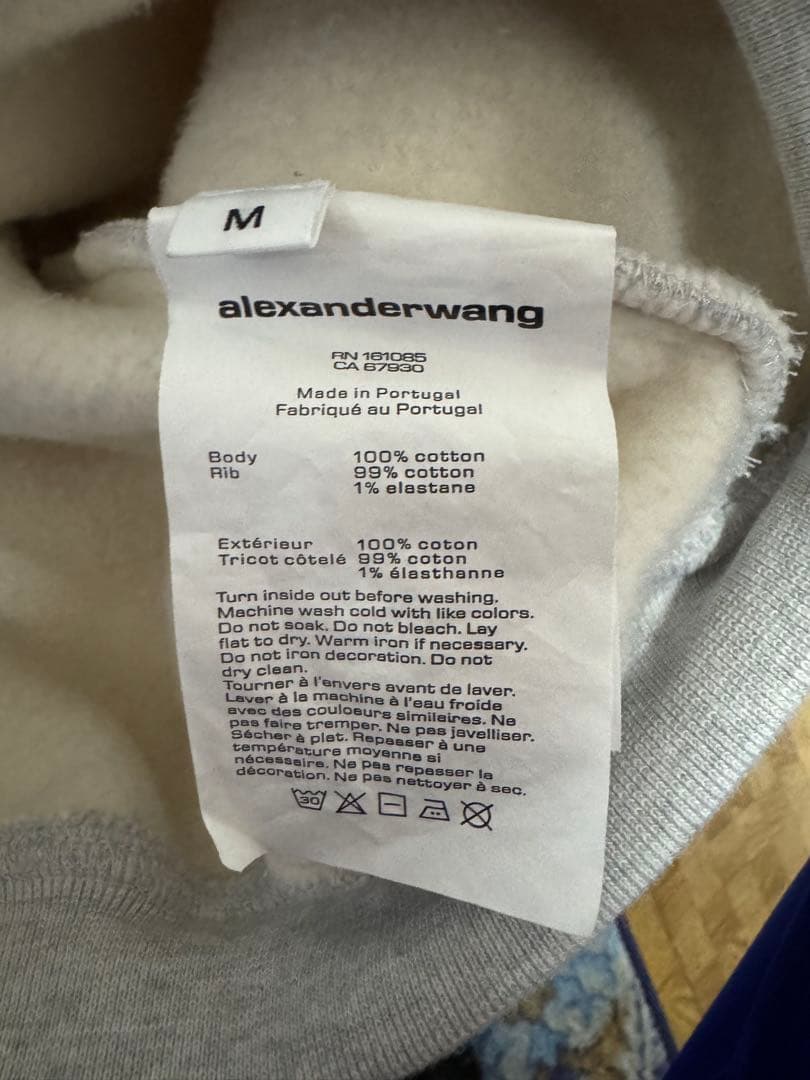 Alexander Wang ロゴスウェットシャツ トレーナー 登坂広臣 ØMI