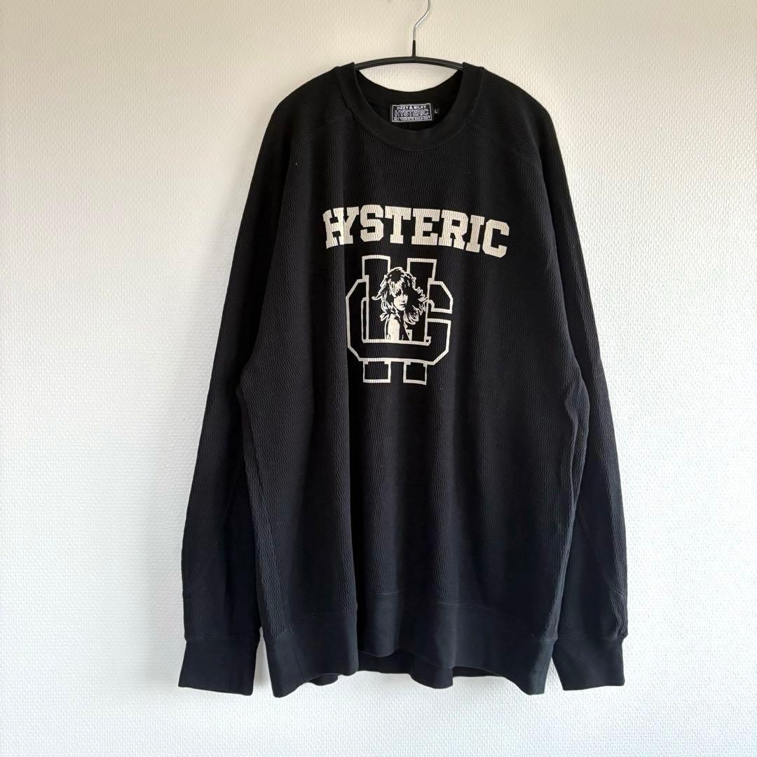 ヒステリックグラマー H SCHOOL スウェット　ワッフルロンT サーマル