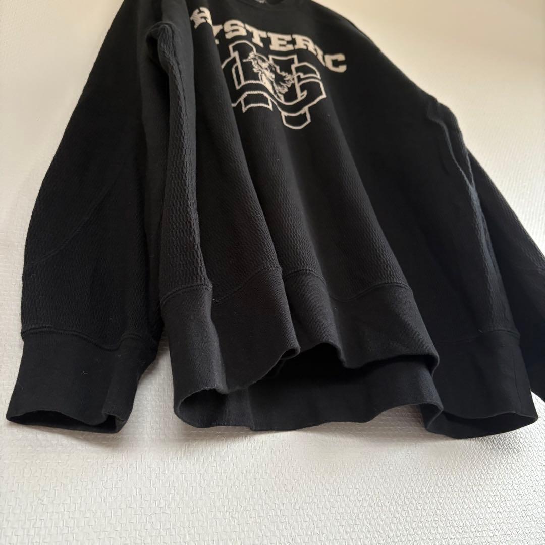 ヒステリックグラマー H SCHOOL スウェット　ワッフルロンT サーマル