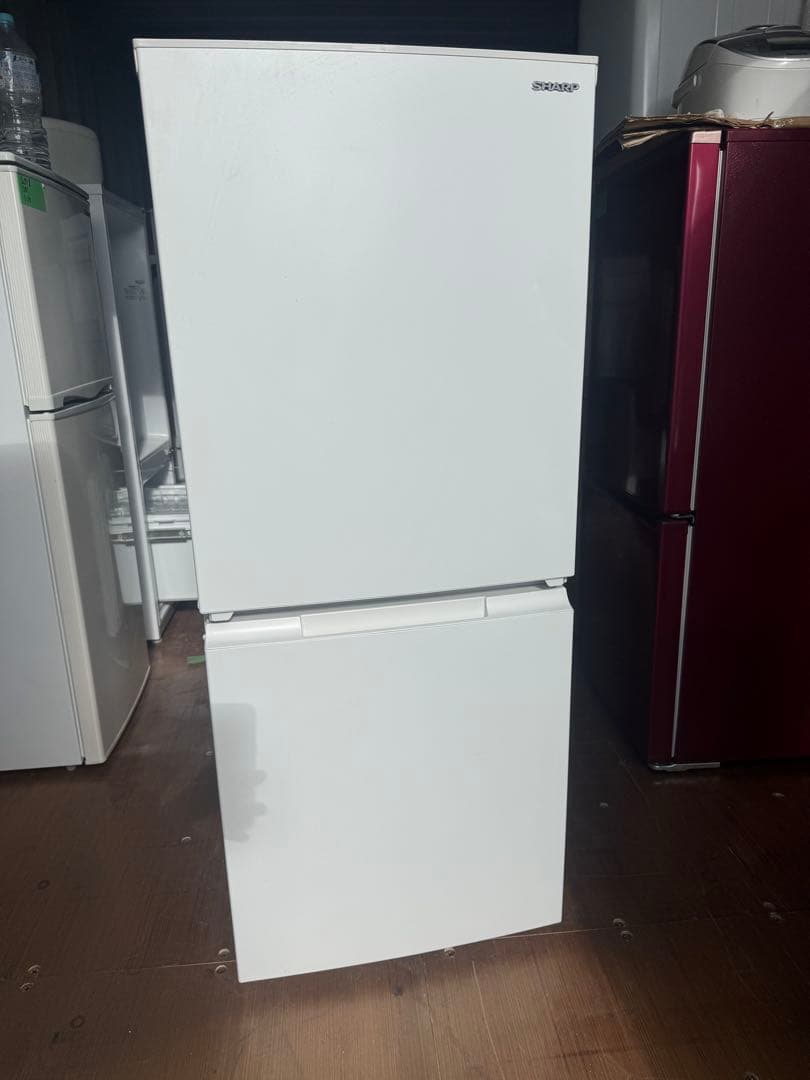 SHARP シャープ 冷凍冷蔵庫 SJ-D15J-W 152L（2022年製）