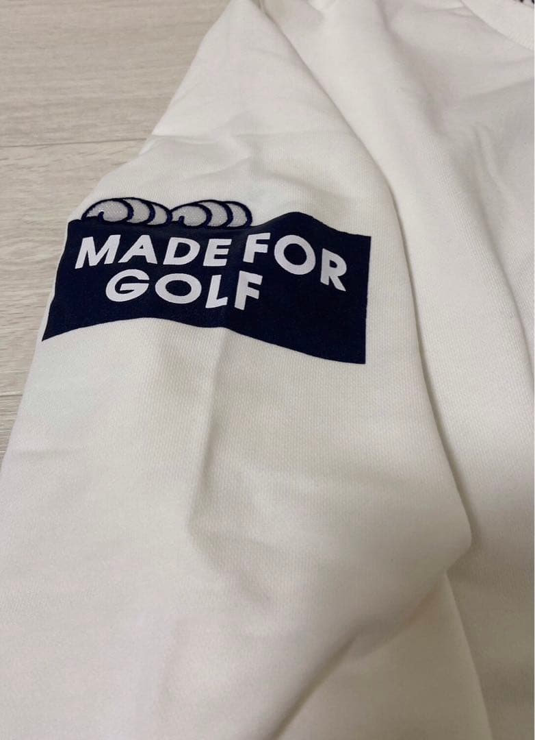 新品 正規品 パーリーゲイツ どうしちゃったPG スウェット 日本製 白 5 L