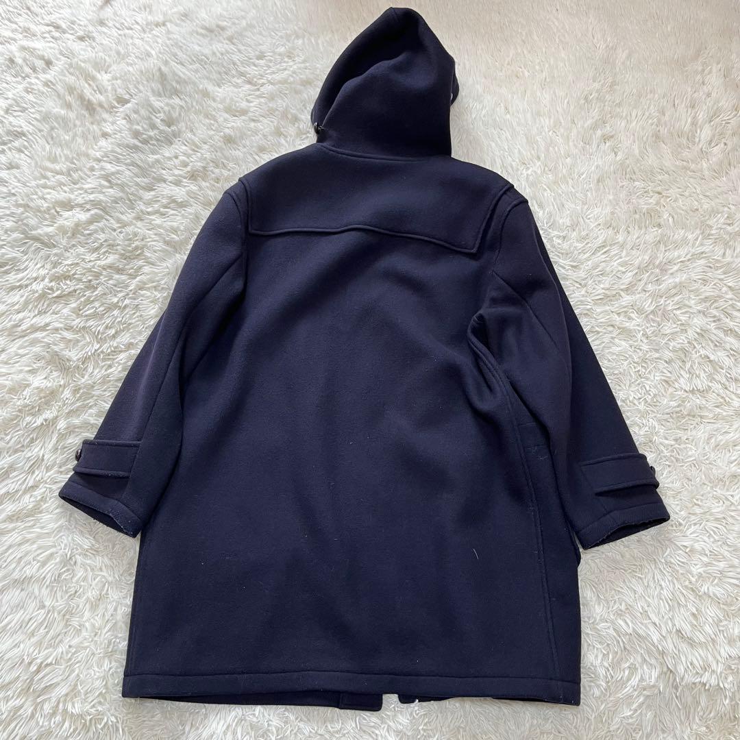 【良品】ポロバイラルフローレン　ダッフルコート　フード付き　ネイビー　日本製