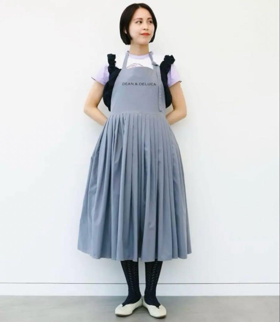 BEAMSコラボDEAN & DELUCA　エプロン グレー