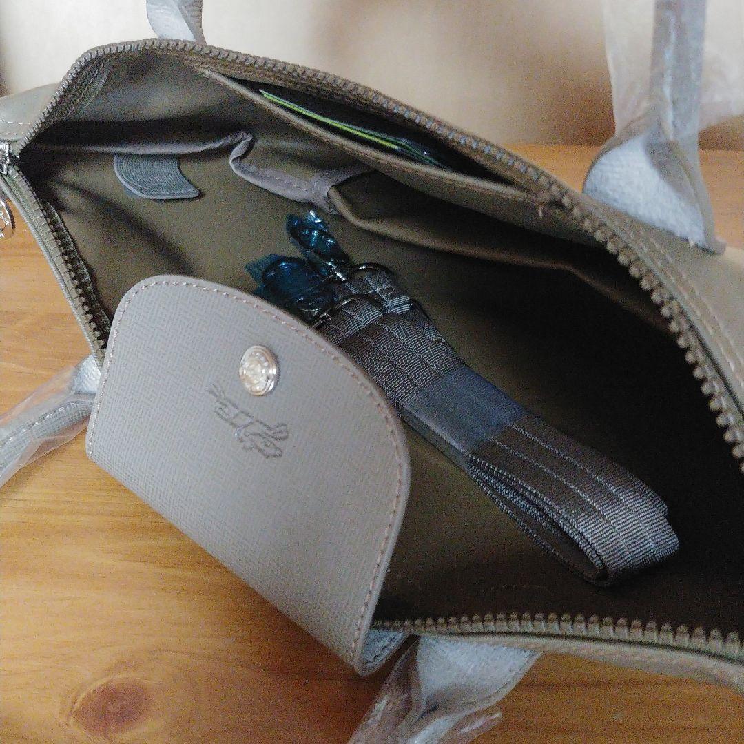 LONGCHAMP プリアージュ ネオ 2wayバッグ S カーキブラウン