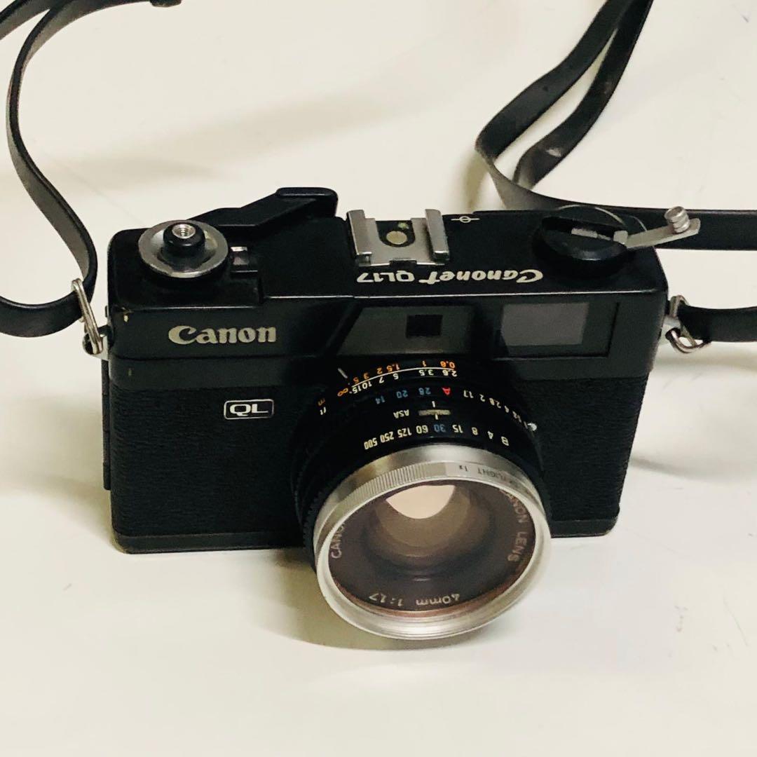 Canon Canonet QL17 レンジファインダーカメラブラック動作品