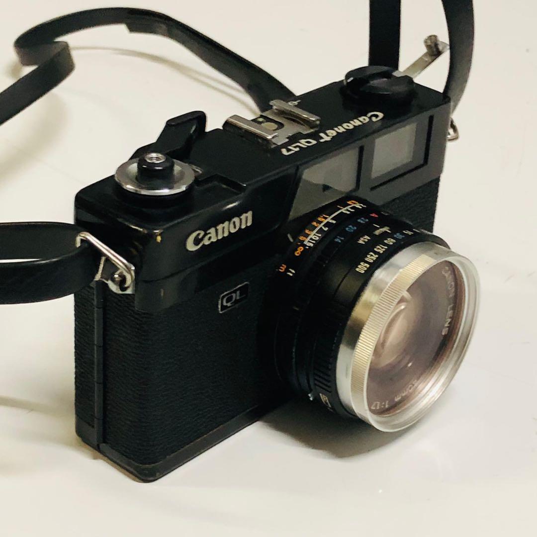 Canon Canonet QL17 レンジファインダーカメラブラック動作品