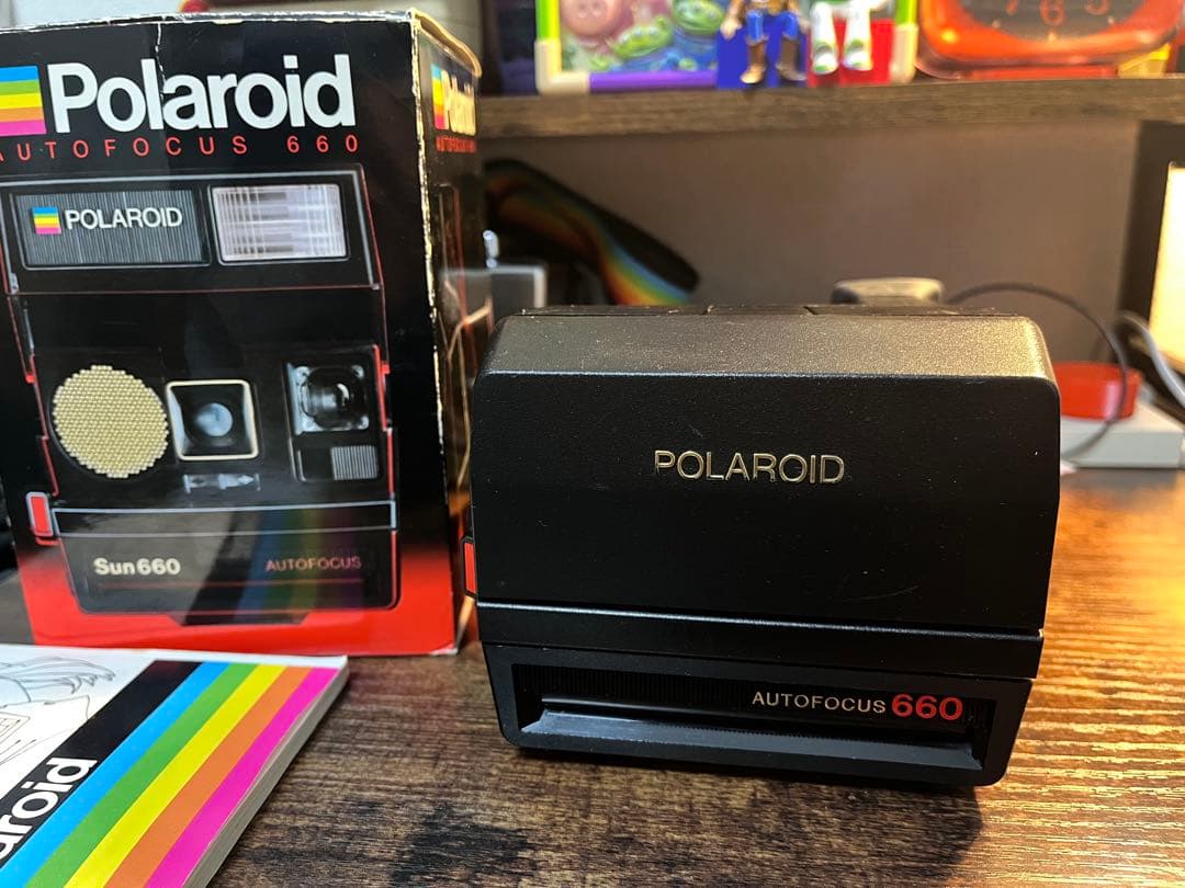 元箱　実写済み　polaroid 660 ポラロイド