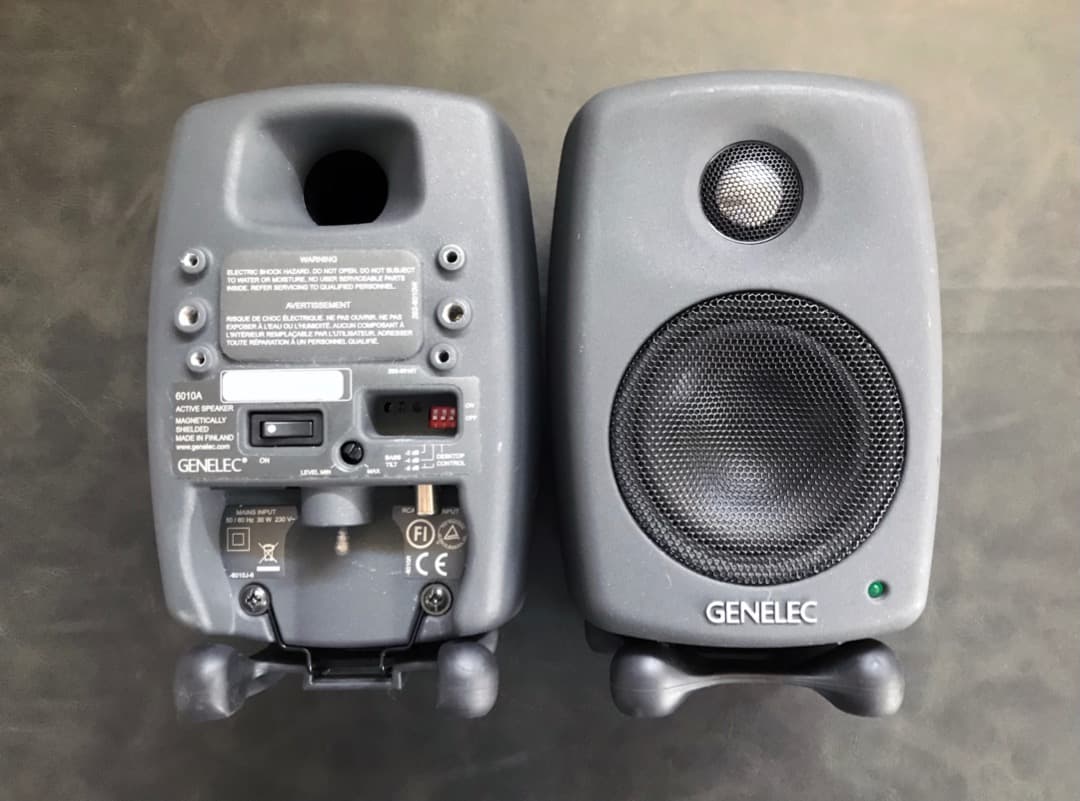 Genelec 6010A ペア 220v ステップアップ トランス付属