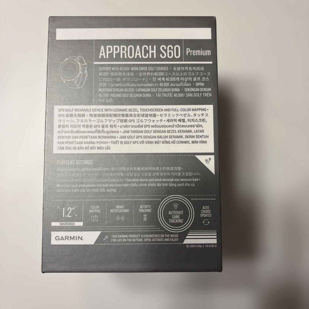 GARMIN アプローチ S60 プレミアム GPS スマートウォッチ