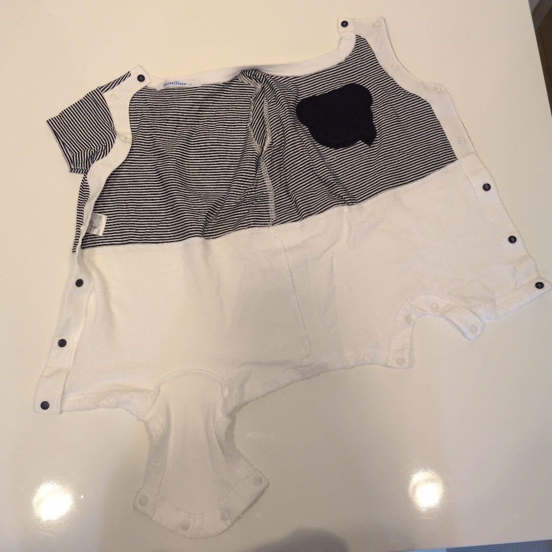 ファミリア　ロンパース　2点セット　美品