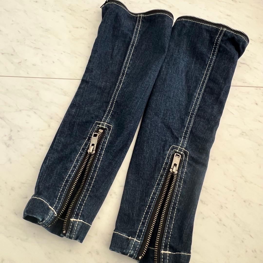 AVIREX アヴィレックス デニム つなぎ 2way 半袖 長袖 M 希少品