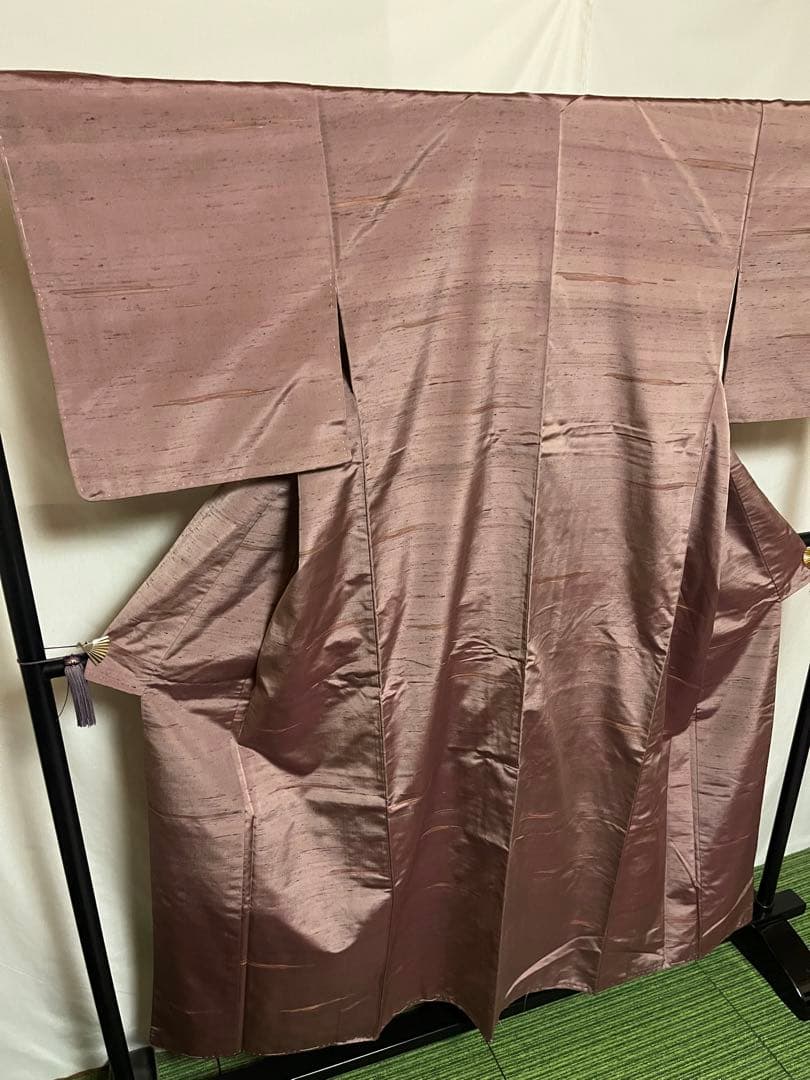 【超絶逸品】●石川県伝統工芸品●【牛首た紬】●玉繭●手引●紬●着物