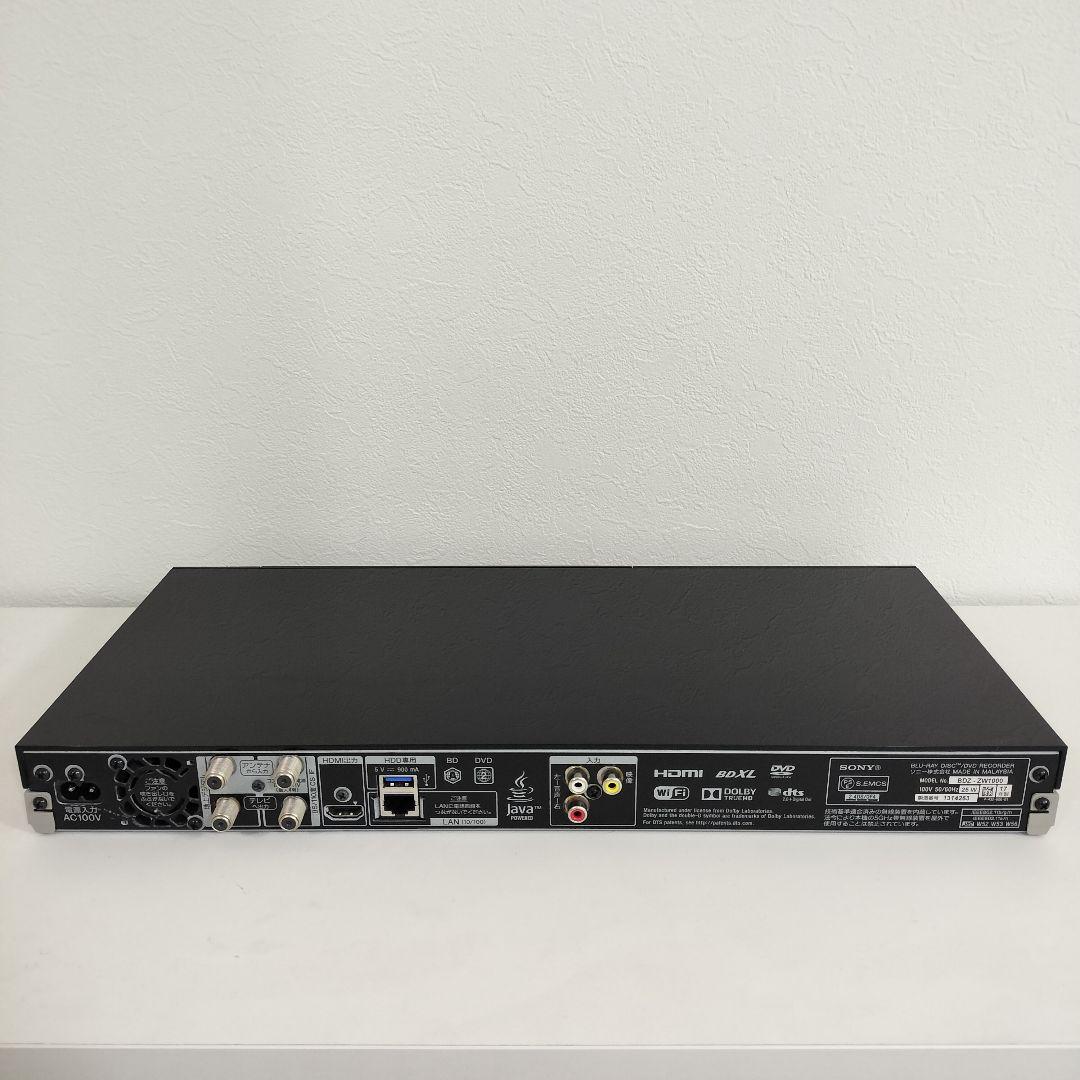 SONY ブルーレイレコーダー BDZ-ZW1000 リモコン付き