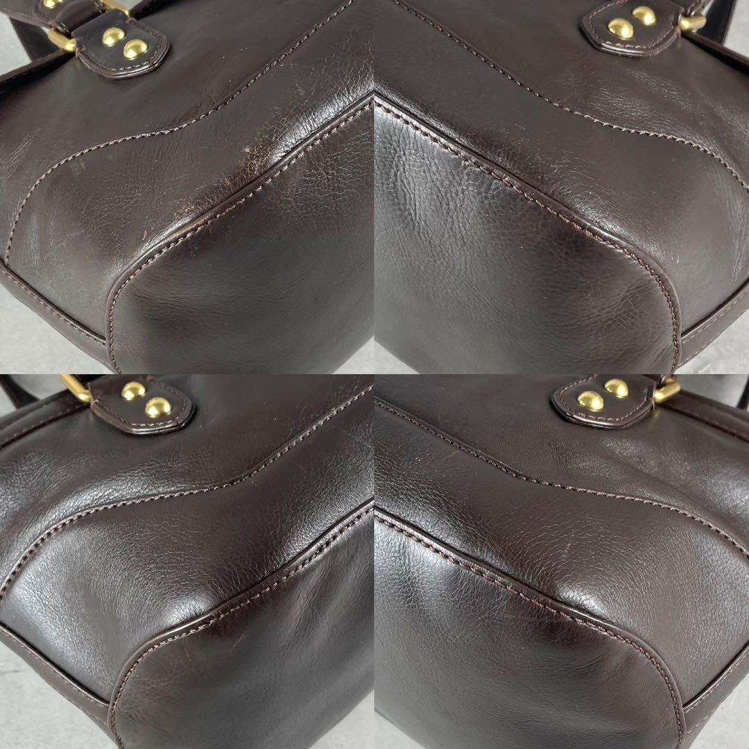 良品✨y2k マークジェイコブス 2way トート ショルダーバッグ レザー 茶