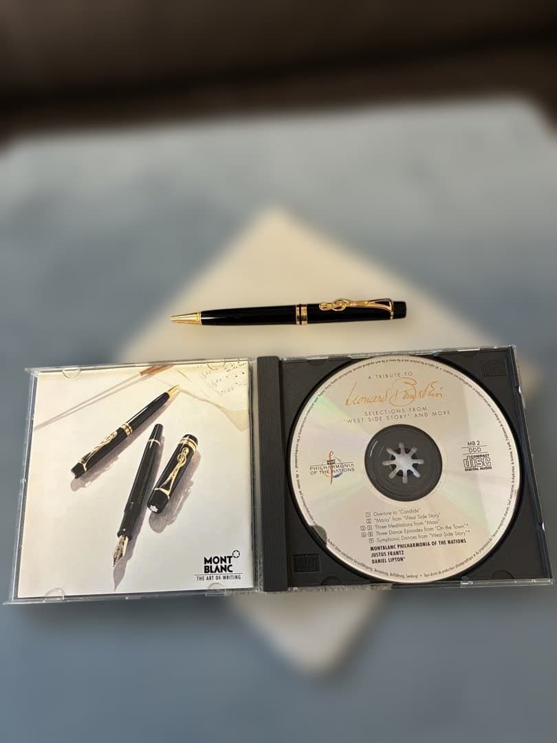 ◾️激レア◾️モンブラン◾️レナード バーンスタイン ボールペン◾️CD付属◾️美品◾️