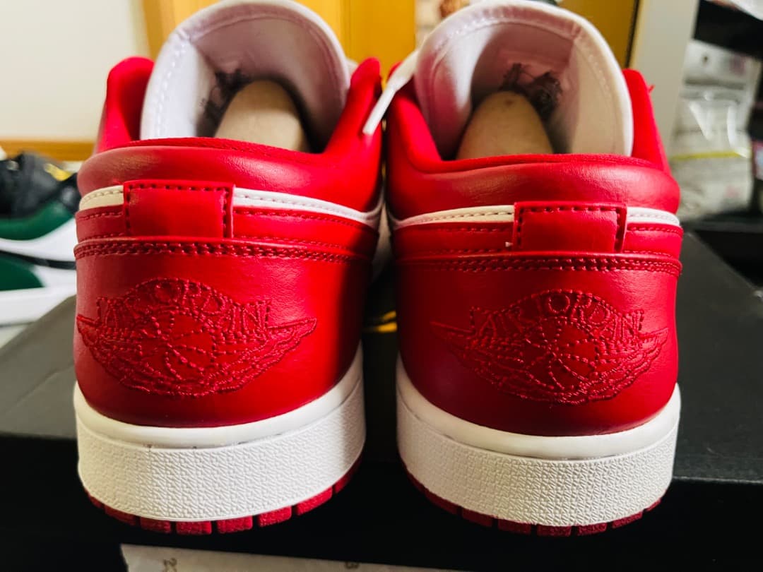 シューズ(男性用) NIKE AIR JORDAN 1 LOW GYM RED