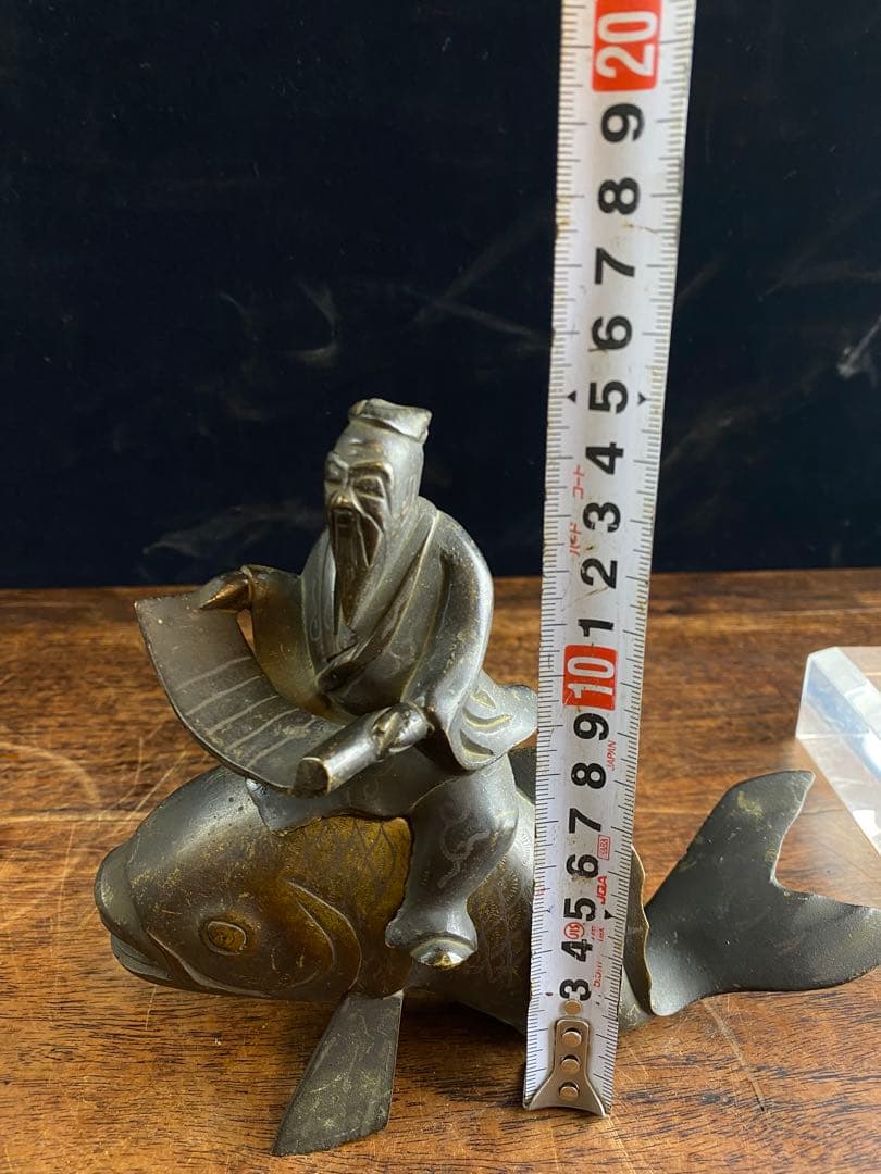 人物銅香炉　美術品　骨董品　金属製　工芸品　香炉