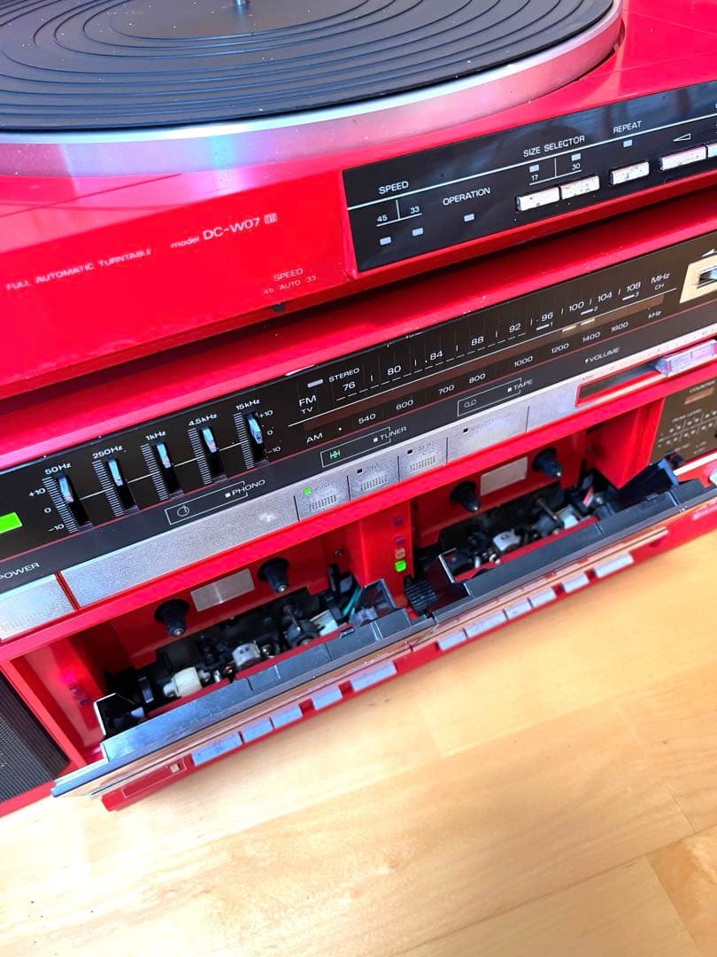 SANYO DC-W07 サンヨー　レコード　カセット　ラジカセ　コンポ