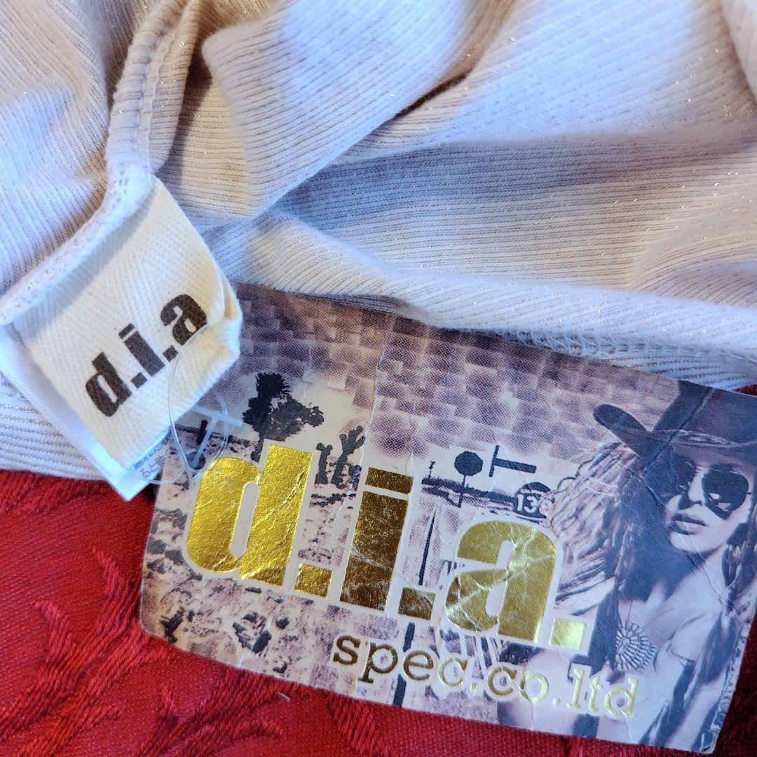 【d.i.a】ジッパーキャミソール　メタルスタッズ