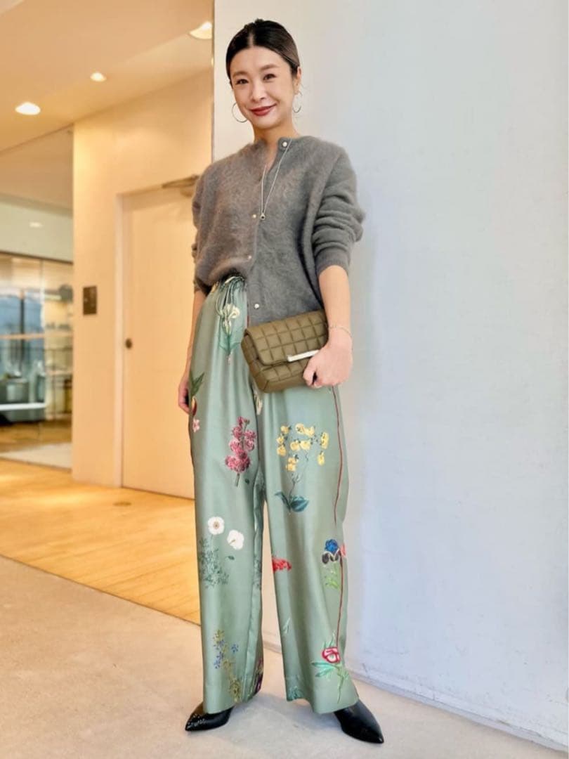 トゥモローランド　ボールジィ フラッフィーヤーン クルーネックカーディガン