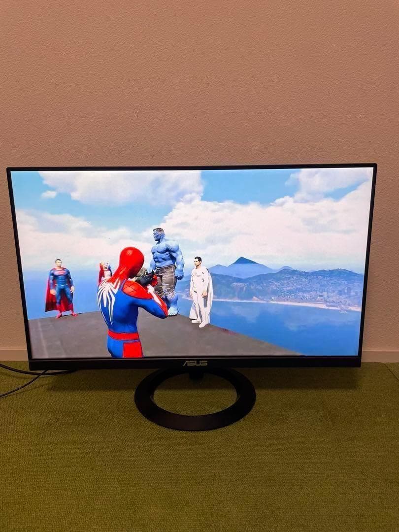 ASUS モニター スピーカー内蔵 2020年製 ディスプレイ