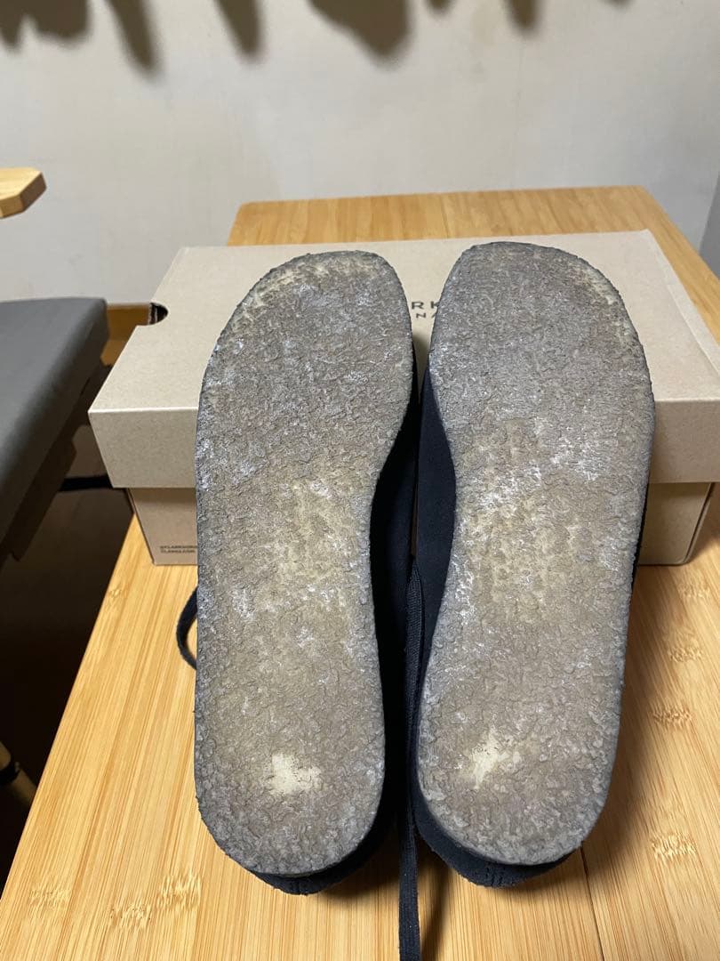 Clarks ワラビー　ブラック uk7 25センチ