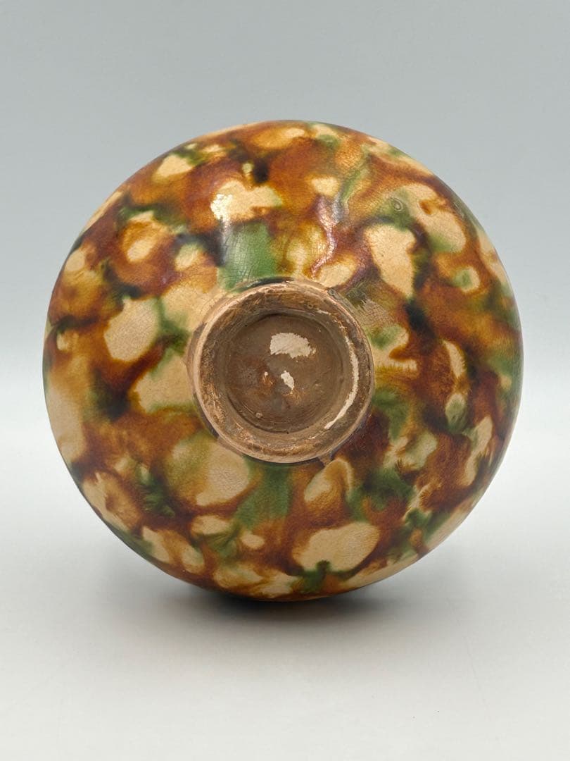 ★0058宋時代 洛阳雷村窯 三彩釉碗 ★茶道具 茶器 古美術