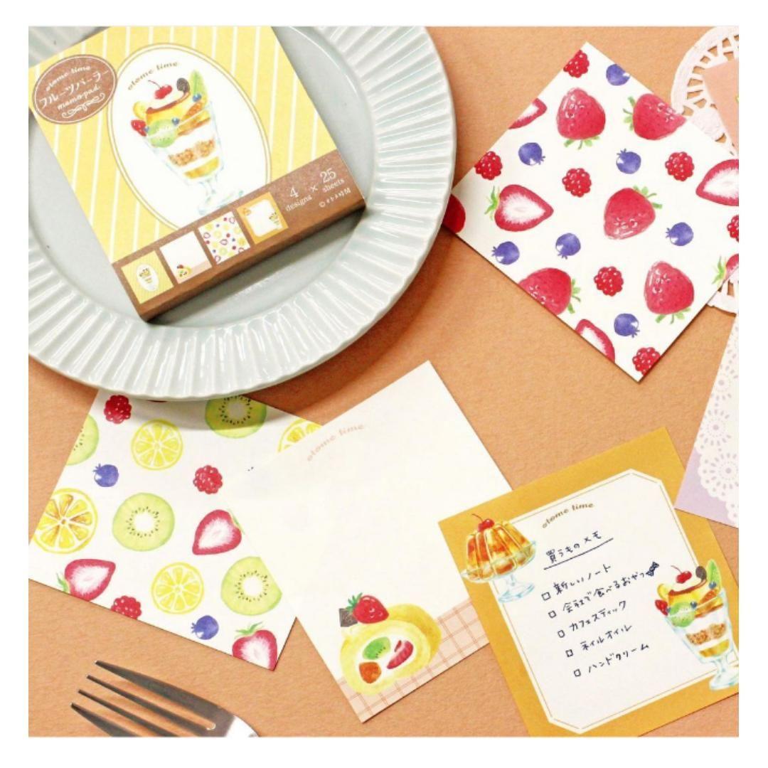 オトメ時間　フルーツパーラー 　メモ　【32枚】　おすそ分け　バラメモ