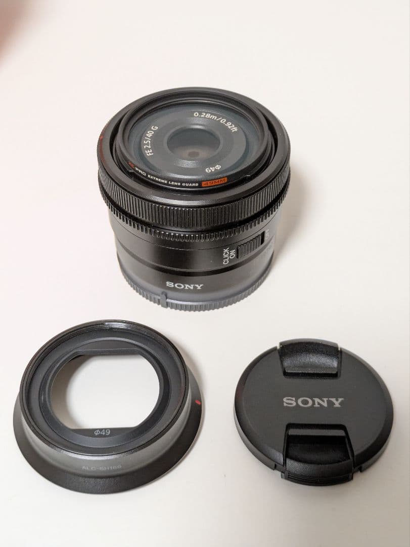 SONY FE 40mm F2.5 G レンズ　SEL40F25G
