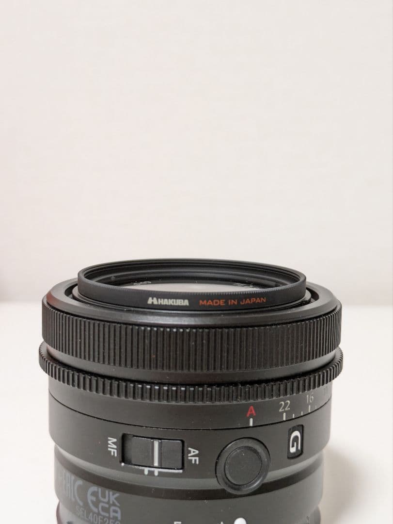 SONY FE 40mm F2.5 G レンズ　SEL40F25G