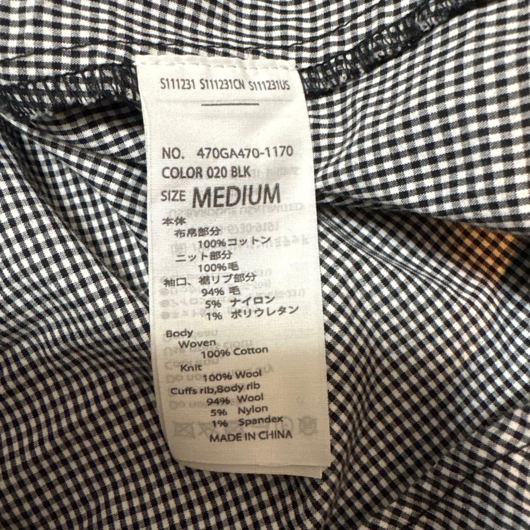 ナゴンスタンス 23AW knit combination shirt