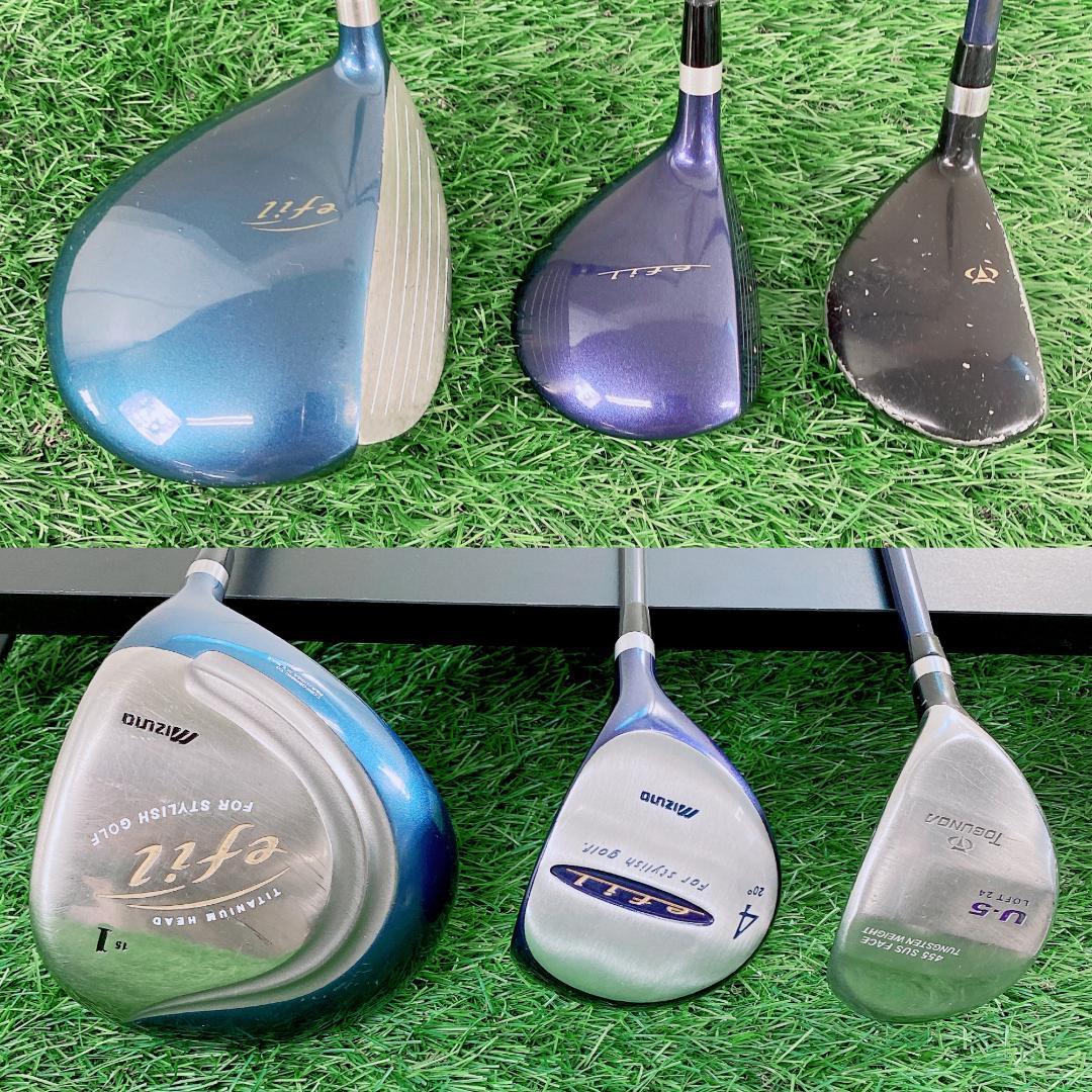 ミズノ efil レディース ゴルフクラブ セット 8本 初心者 N2246