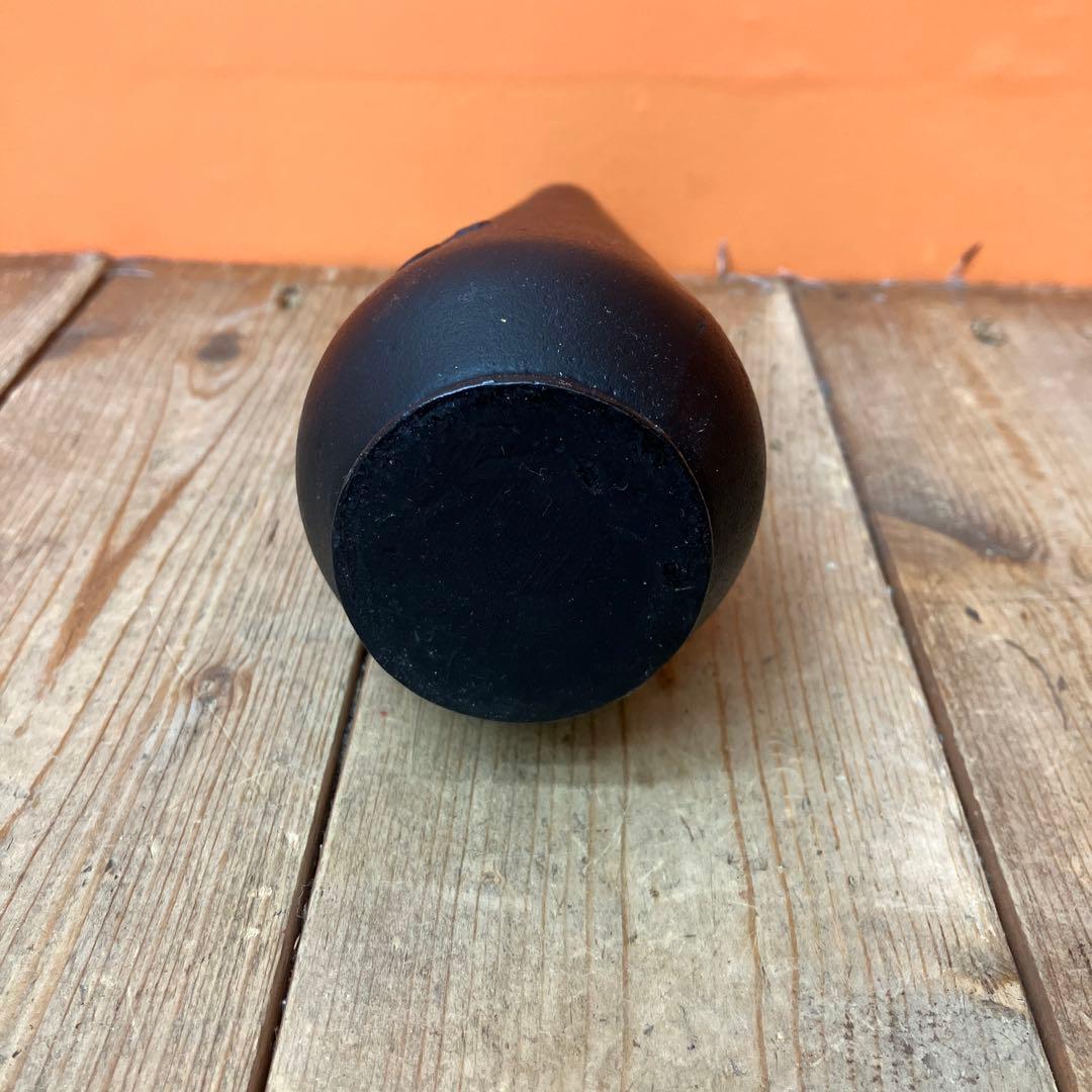 C-壁 南部鉄器 鋳物 鉄瓶 寿 一輪挿し 花瓶 花器 和モダン 和室インテリア