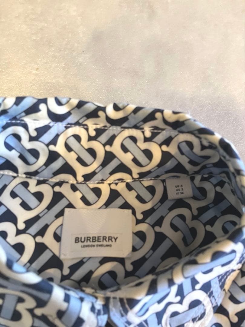【美品】BURBERRY TBモノグラムシャツ